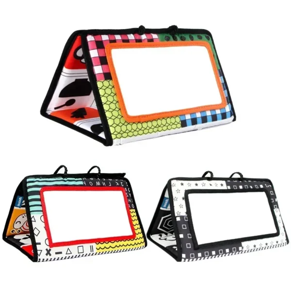 Miroir Montessori Noir & Blanc – Tummy Time pour Bébé – Image 5