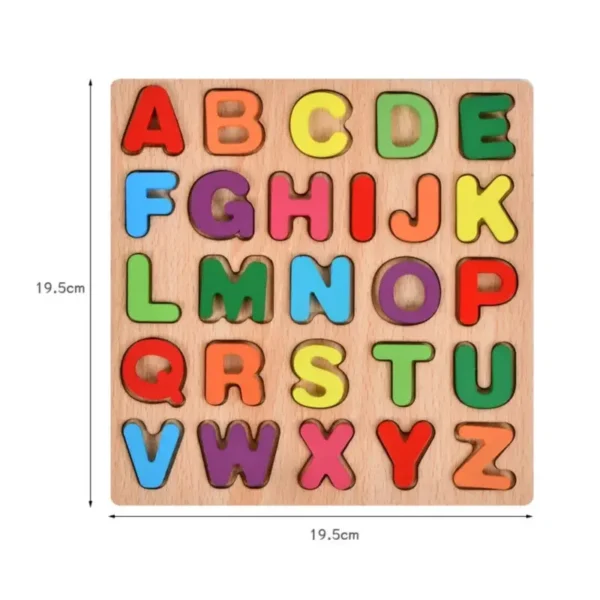 Jeu d'Empilement Géométrique en Bois Montessori – Image 4