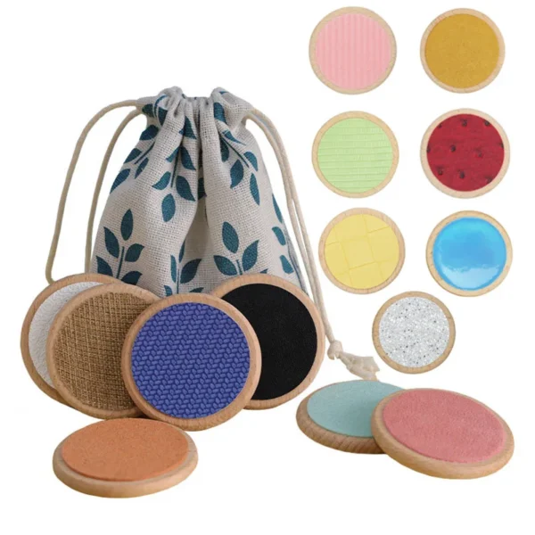 Jeu Sensoriel Montessori – Plateau Tactile d’Association & de Mémoire – Image 2