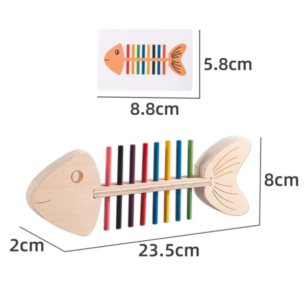 Jeu Montessori de Tri des Couleurs – Coordination Œil-Main pour Enfants 3+ – Image 5